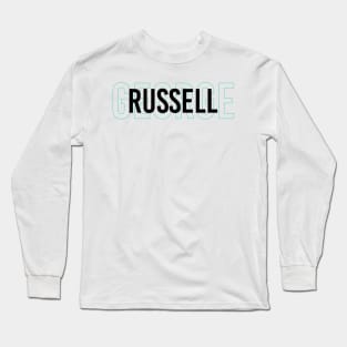 George Russell Driver Name - 2022 Season #3 Long Sleeve T-Shirt